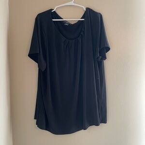 Liz Claiborne - Black Women's Top